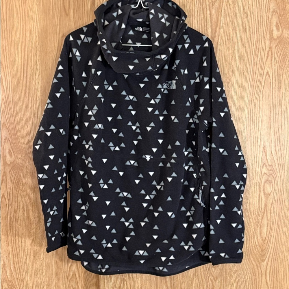 The North Face Glacier Alpine Navy Fleece Cowl Neck Hoodie